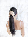 *Boston* The Luxe Satin Scrunchie - Dark Gold/Bronze