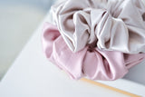 *Luna* The Luxe Satin Scrunchie - Champagne